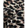 image:imageFloerns Womens Plus Size Cheetah Print Mini Shorts High Waisted Bubble Hem SkortsBrown and Black