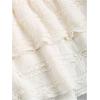 image:imageFloerns Women Summer Beach Vacation Textured Lace Layered Ruffle Mini Skirt Elastic High Waist Y2k Cute Cake SkirtsApricot