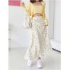 image:imageFloerns Womens Floral Print High Waisted Skirt Holiday Casual A Line Long SkirtsBeige Multi