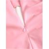 image:imageFloerns Womens PU Leather High Waist Mini Skirts Slit Hem Ruched A Line SkirtPink