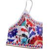 image:imageFloerns Womens Plus Size Bathing Suit Fishnet High Waist Bikini Set Rave OutfitBlue and Red