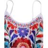 image:imageFloerns Womens Plus Size Bathing Suit Fishnet High Waist Bikini Set Rave OutfitBlue and Red