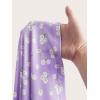 image:imageFloerns Womens Plus Size Boho Floral Milkmaid Bow Tie Ruched Cami Summer Holiday Flowy Mini DressLilac Purple