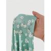 image:imageFloerns Womens Plus Size Boho Floral Milkmaid Bow Tie Ruched Cami Summer Holiday Flowy Mini DressMint Green