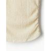 image:imageFloerns Womens Plus Size Going Out Tops Sleeveless Textured Boat Neck Ruched Tank TopsApricot