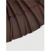 image:imageFloerns Womens Plus Size Off The Shoulder Mini Dress Metal Floral Layered Party A Line DressesMocha Brown