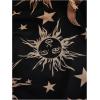 image:imageFloerns Womens Plus Size Vintage Graphic Mesh Cami Dress Draped Bodycon Long DressesBlack and Gold