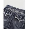 image:imageFloerns Womens Wing Embroidery Denim Skirts Rhinestone Stretch Y2k Mini SkirtBlue