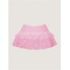 image:imageFloerns Womens Y2K Lace Mini Skirt Cute Low Rise Ruffle Tiered Skirts Aesthetic StreetwearPink
