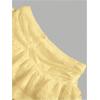 image:imageFloerns Womens Y2K Lace Mini Skirt Cute Low Rise Ruffle Tiered Skirts Aesthetic StreetwearYellow