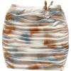 image:imageFloerns Womens Summer Mini Skirt Elastic Waist Ruched Ring Linked Boho Mini SkirtsBlue White Apricot