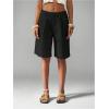 image:imageFloerns Womens Elegant Low Waist Bermuda Shorts Straight Wide Leg Business Casual TrousersBlack