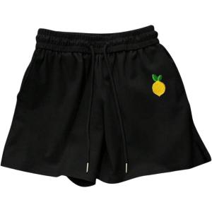 image:imageFloerns Womens Elastic Drawstring Waist Track Shorts Lounge Beach Vacation ShortsBlack
