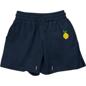 image:imageFloerns Womens Elastic Drawstring Waist Track Shorts Lounge Beach Vacation ShortsDark Blue