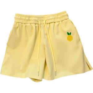 image:imageFloerns Womens Elastic Drawstring Waist Track Shorts Lounge Beach Vacation ShortsYellow