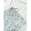 image:imageFloerns Womens Solid Wrap Front Linen Skirt Shorts Drawstring Knot Side Skort ShortsBeige Multi