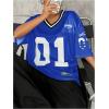 image:imageFloerns Womens Camo Print Team Sports T Shirts V Neck Basketball Jersey Tee ShirtsRoyal Blue