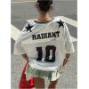 image:imageFloerns Womens Camo Print Team Sports T Shirts V Neck Basketball Jersey Tee ShirtsWhite