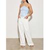 image:imageFloerns Womens Y2k Party Clubwear Halter Tops Sleeveless Contrast Sequin Cute Going Out CamisoleBlue