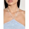 image:imageFloerns Womens Y2k Party Clubwear Halter Tops Sleeveless Contrast Sequin Cute Going Out CamisoleBlue