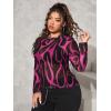 image:imageWomen s Plus Casual Size TopsHot Pink