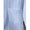 image:imageFloerns Boys 2 Piece Outfits Textured Button Down Short Sleeve Shirts and Striped Shorts SetsBlue Striped