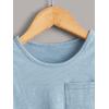 image:imageFloerns Boys 3 Pcs Sleeveless Crew Neck Pocket Casual Solid Tank TopBlue Green Multi