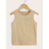 image:imageFloerns Boys 3 Pcs Sleeveless Crew Neck Pocket Casual Solid Tank TopDusty Blue