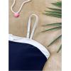 image:imageFloerns Girls 2 Piece Colorblock Spaghetti Strap Swimsuit Beach Vacation Bathing SuitDark Blue