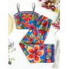 image:imageFloerns Girls 2 Piece Outfit Hawaiian Tropical Crop Cami Tops and Boho Pants SetRoyal Blue