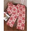 image:imageFloerns Girls 2 Piece Outfit Vacation Sleeveless Halter Tops with Long Pants SetRed