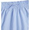 image:imageFloerns Girls Boho Floral Print High Waist Flare Hem Summer Long SkirtBlue and White Striped