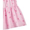 image:imageFloerns Girls Boho Floral Print High Waist Flare Hem Summer Long SkirtPink Striped