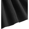 image:imageFloerns Girls Cold Shoulder Ruffle Trim Short Sleeve Belted A Line Midi DressBlack