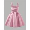 image:imageFloerns Girls Cute Bow A Line Dress Sleeveless Birthday Princess Cami DressesPink
