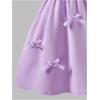 image:imageFloerns Girls Cute Bow A Line Dress Sleeveless Birthday Princess Cami DressesPurple
