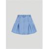 image:imageFloerns Girls Cute Bowknot Pleated Skirt Elastic Waist Casual Denim SkirtMedium Wash