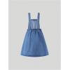 image:imageFloerns Girls Denim Overall Dress Bib Adjustable Strap Jumper Pinafore Jeans OverallsMedium Wash