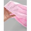 image:imageFloerns Girls Eyelet Embroidery Sleeveless Halter Vest Solid Ruched Crop Tank TopPink