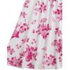 image:imageFloerns Girls Floral Tie Shoulder Cami Midi Dress Sleeveless Summer Beach DressesHot Pink