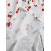 image:imageFloerns Girls Floral Tie Shoulder Cami Midi Dress Sleeveless Summer Beach DressesWhite Cherry