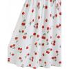 image:imageFloerns Girls Floral Tie Shoulder Cami Midi Dress Sleeveless Summer Beach DressesWhite Cherry