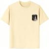 image:imageFloerns Girls Graphic Short Sleeve T Shirts Crew Neck Drop Shoulder Summer Tee TopsApricot