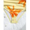 image:imageFloerns Girls One Piece Swimsuit Flower Bow Side Ruched Beach Vacation Bathing SuitYellow