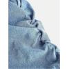 image:imageFloerns Girls Ruched Strapless Tube Top Bowknot Denim Dress Cute Tiered DressLight Wash