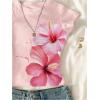 image:imageFloerns Girls Y2K Floral Graphic T Shirt Casual Short Sleeve Crew Neck Cute Summer TopsPink