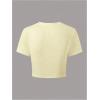 image:imageFloerns Girls Y2K Floral Graphic T Shirt Casual Short Sleeve Crew Neck Cute Summer TopsYellow Fruit