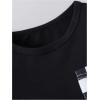 image:imageFloerns Toddler Boys 2 Piece Graphic Print Crewneck Tee Shirt and Track Shorts SetBlack Plaid