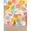 image:imageFloerns Toddler Girls 2 Piece Cute Outfit Short Sleeve Floral T Shirts with Shorts SetYellow