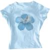 image:imageFloerns Girls Y2K Floral Graphic T Shirt Casual Short Sleeve Crew Neck Cute Summer TopsBlue